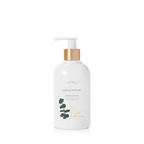 Thymes Eucalyptus Hand Lotion Gold Pump - 8.25 Fl Oz Moisturizer