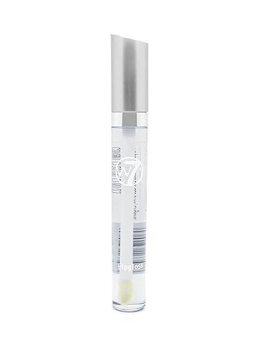 W7 Lip Gloss Wand - Clear Non-Sticky High-Shine Liquid Gloss, 1 Count