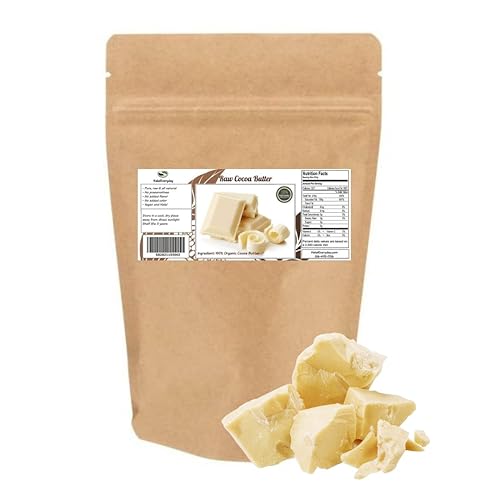 Halaleveryday Raw Cocoa Butter 5 Lb Bag - Food Grade, Non-Gmo For Lotion, Cream, Lip Balm