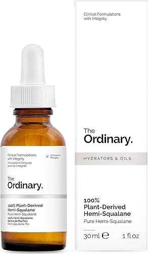 The Ordinary 100% Plant-Derived Hemi-Squalane Oil 30ml - Hydrating & Lightweight Moisturizer