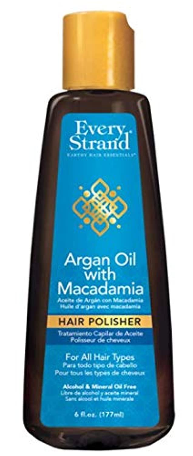 Every Strand Argan Oil With Macadamia Hair Polisher - 6 Fl Oz For Smooth, Shiny Hair