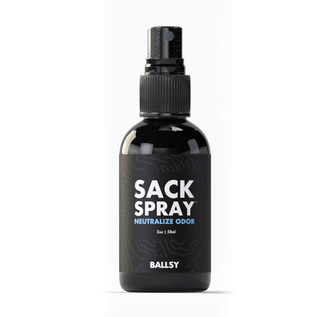 Ballsy Body & Groin Spray - Men's Deodorant with Tea Tree & Aloe Vera, 2 oz - Cruelty-Free