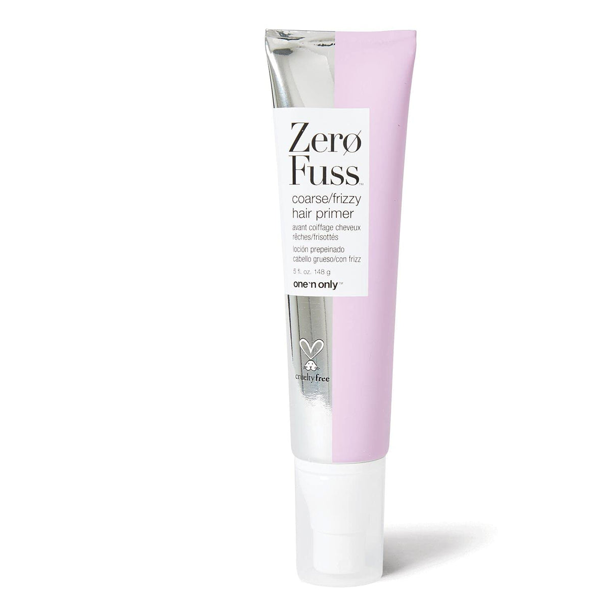 One 'N Only Zero Fuss Leave-In Spray Primer For Coarse/Frizzy Hair, 5 Fl Oz, Tames Frizz