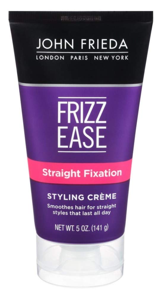 John Frieda Frizz-Ease Straight Fixation Styling Creme, 5 oz - 2 Pack for Smooth Hair