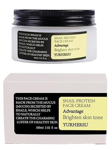 Elchhirsch Korean Snail Mucin 93% Cream - Anti-Wrinkle, Hydrating, Firming, 3.