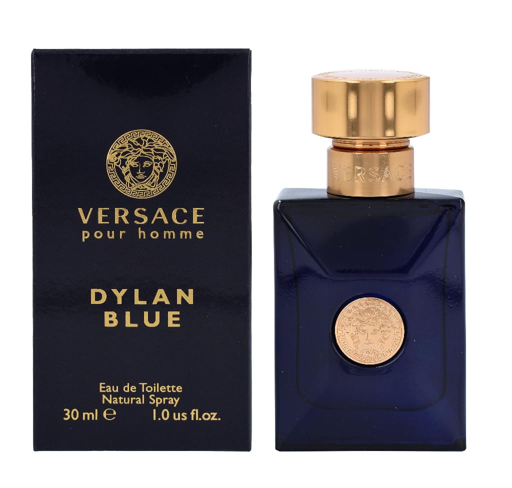 Versace Pour Homme Dylan Blue 1.0 Oz Eau De Toilette Spray For Men - Blue Fragrance