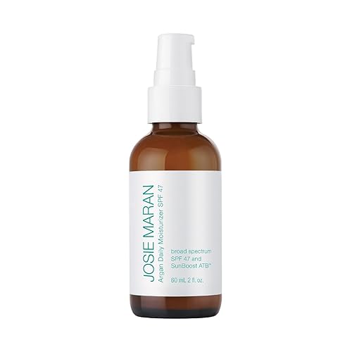 Josie Maran Argan Oil Moisturizer Spf 47 - Lightweight Sunscreen With Jojoba & Green Tea, 2 Oz