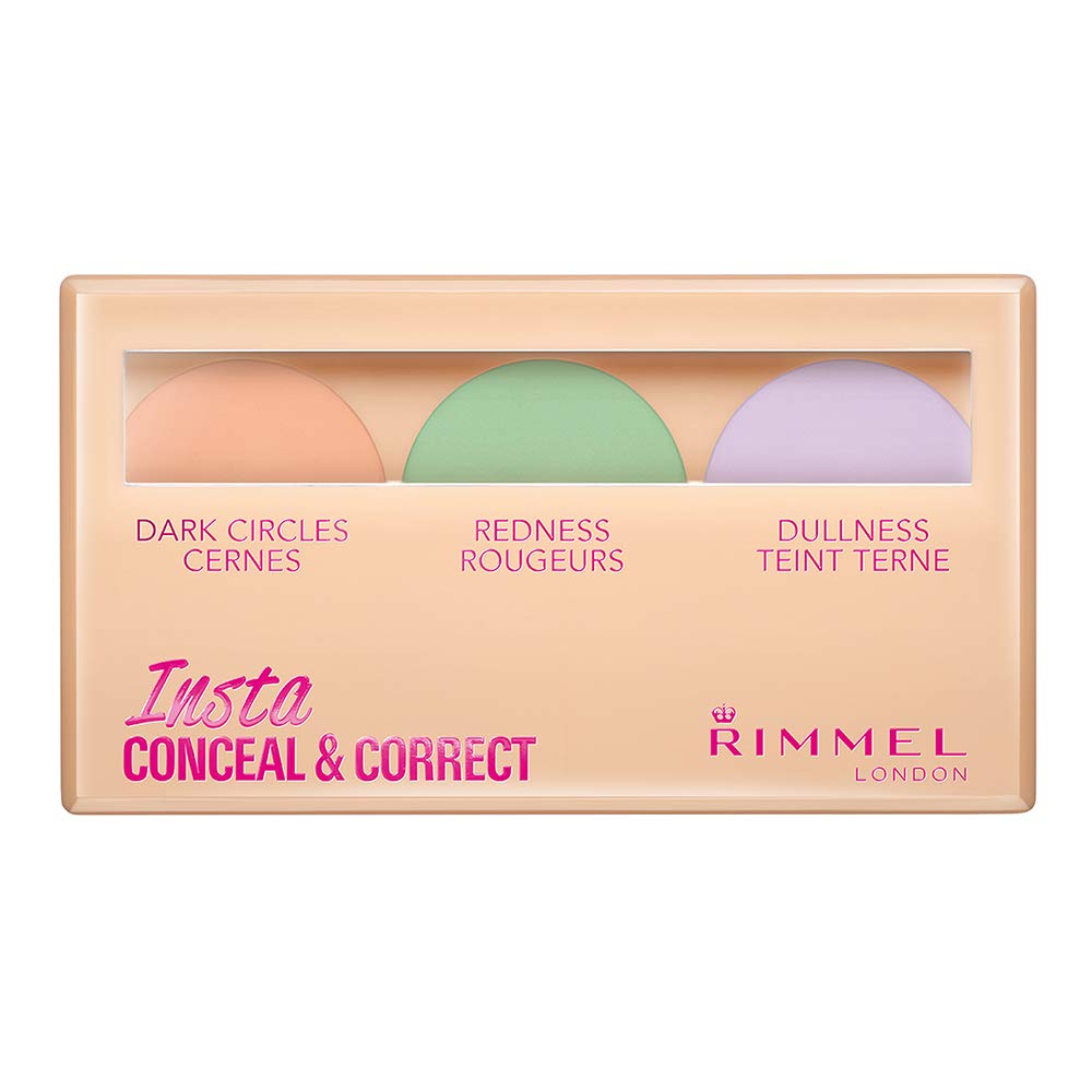 Rimmel Insta Flawless Conceal & Contour Palette, Universal, 8.4G - Perfect For All Skin Tones