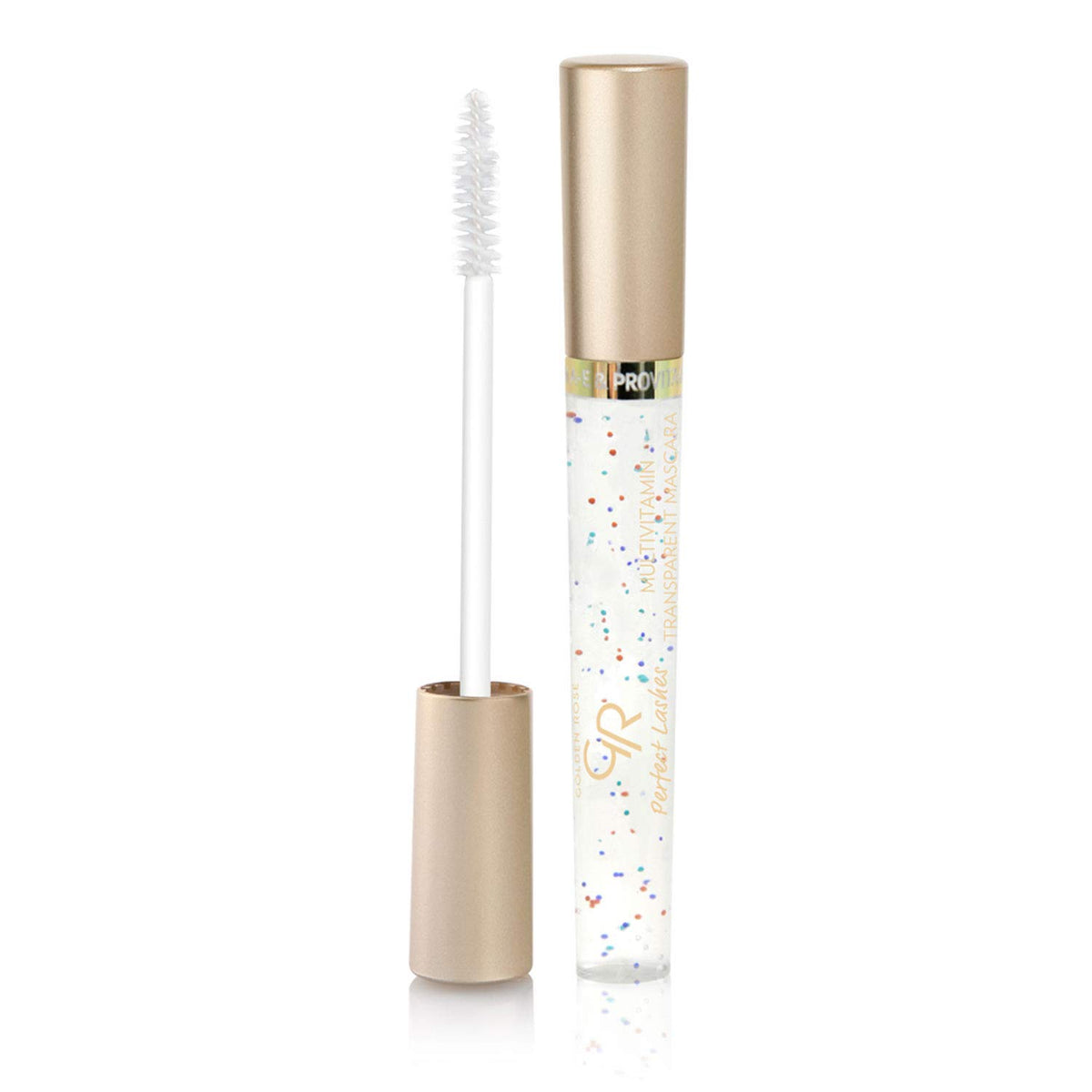 Golden Rose Transparent Mascara - Perfect Lashes Multi-Vitamin, 0.37 Fl Oz