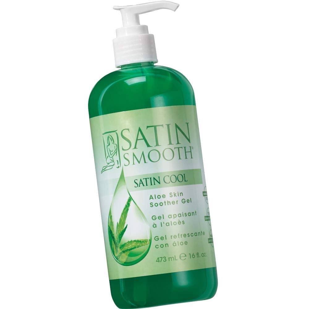 Satin Smooth Satin Cool Aloe Skin Soother Gel - 16 Oz, Unisex Skin Care Solution