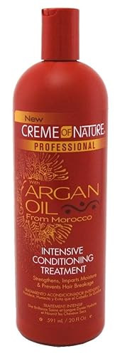 Creme Of Nature Argan Oil Conditioner Pro Treatment, 20 Fl Oz, 3 Pack - Moisturizing Hair Care