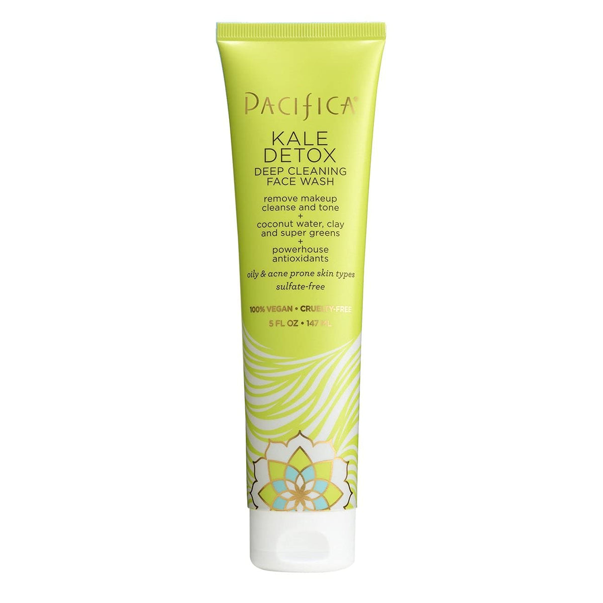 Pacifica Kale Detox Deep Cleaning Face Wash - 5 Fl Oz - Refreshing & Purifying Cleanser