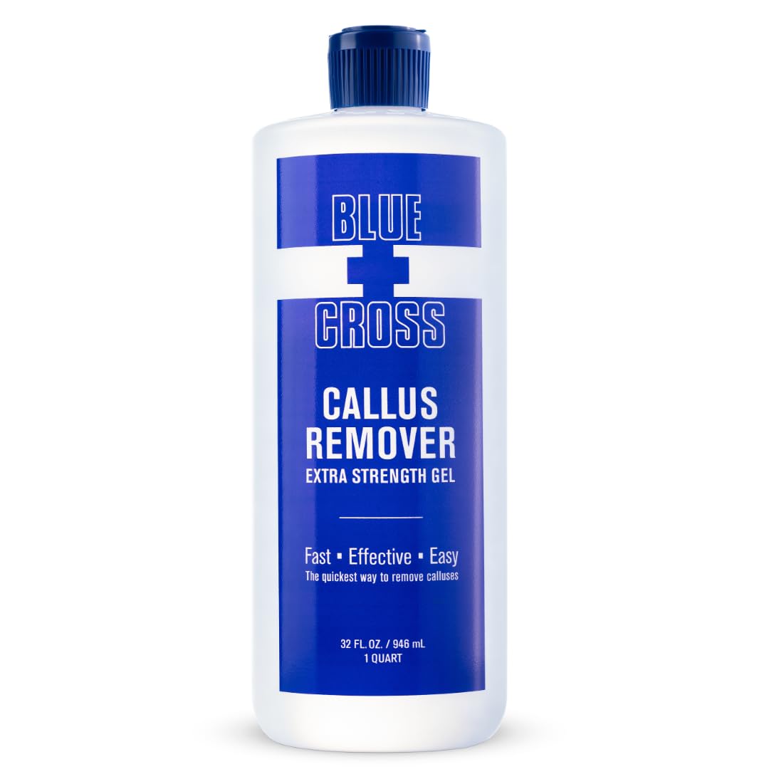 Blue Cross Extra Strength Callus Remover Gel - Professional Nail Care For Feet & Heels, 946Ml