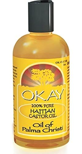 Okay 100% Pure Haitian Castor Oil 4 Oz - Pack Of 2, Natural Moisturizer For Hair & Skin