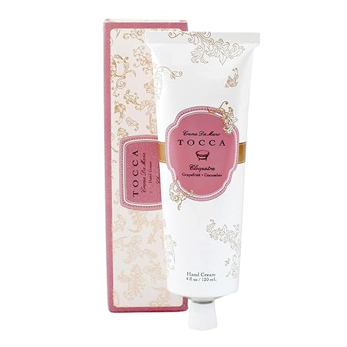 Tocca Cleopatra Hand Cream 4 Oz - Moisturizing Grapefruit Jasmine Vanilla Musk