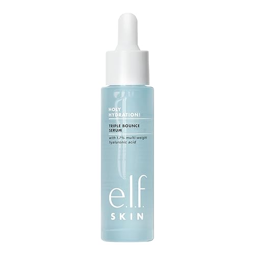 E.L.F. Skin Triple Bounce Serum With 1.7% Hyaluronic Acid For Plump, Hydrated Skin - 1