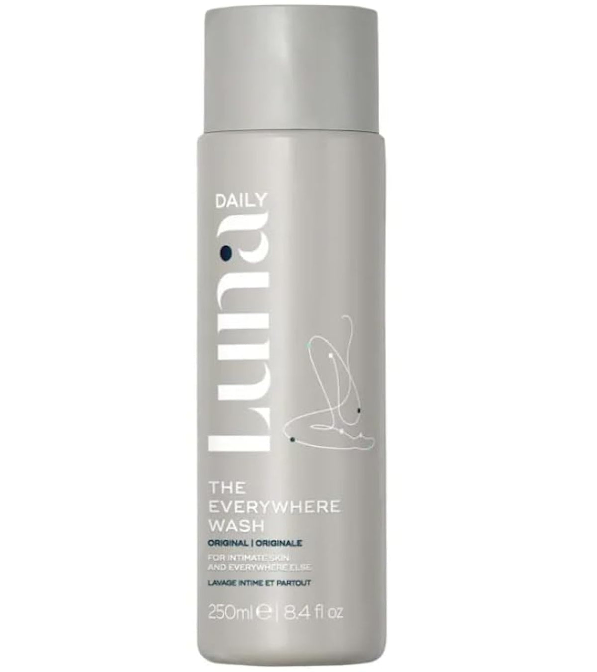 Luna Daily Foaming Body Wash 250Ml | Hydrating Shower Gel With Vitamin C & Natural Ingredients