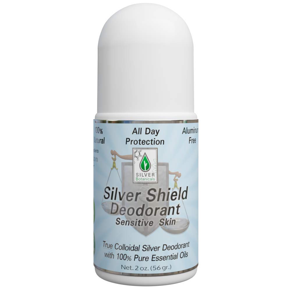 Silver Botanicals Silver Shield Deodorant for Sensitive Skin, 2 oz - Green Packaging