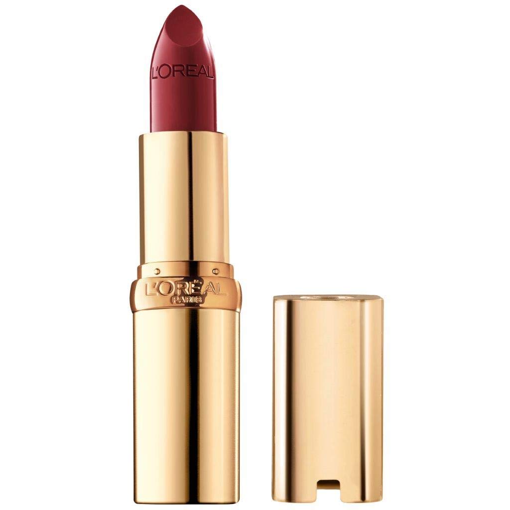 L’Oréal Paris Colour Riche Satin Lipstick, Hydrating Argan Oil, Rouge St. Germain, 0.13 Oz