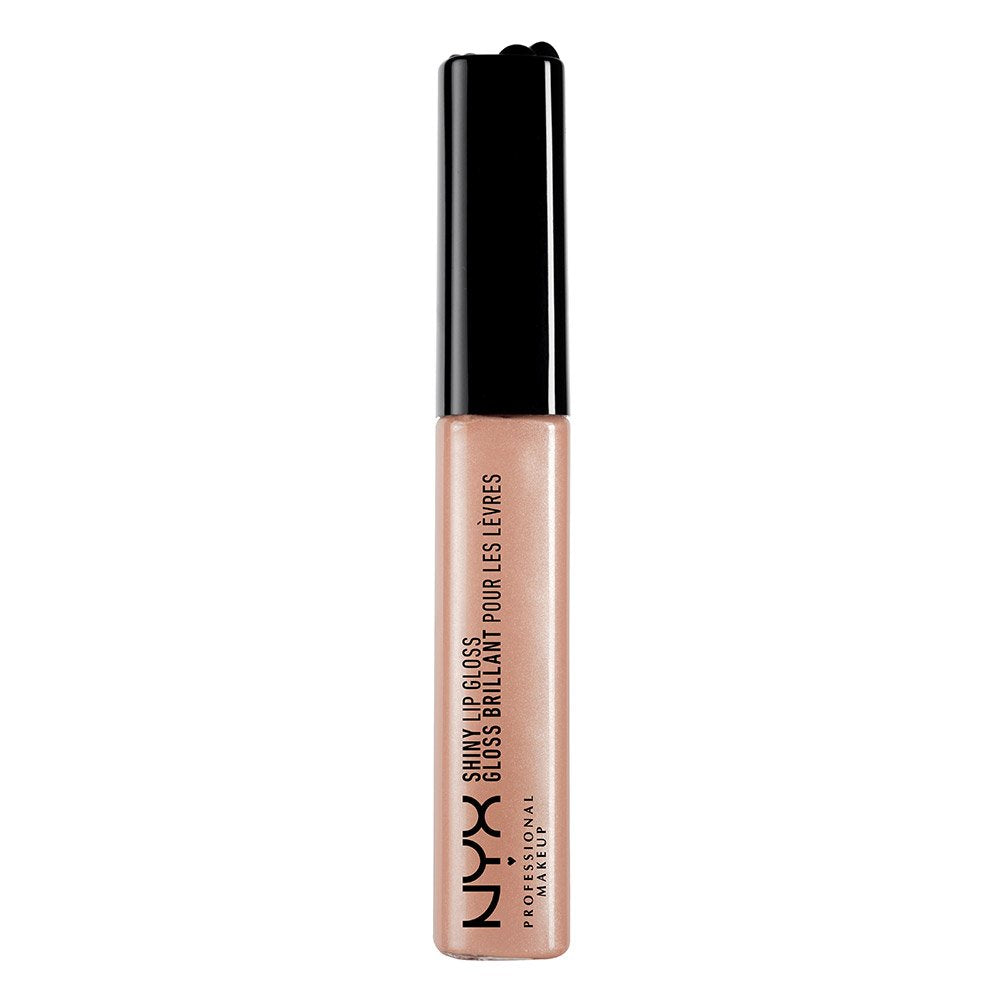 NYX Professional Makeup Mega Shine Lip Gloss - Frosted Beige, 0.37 Ounce