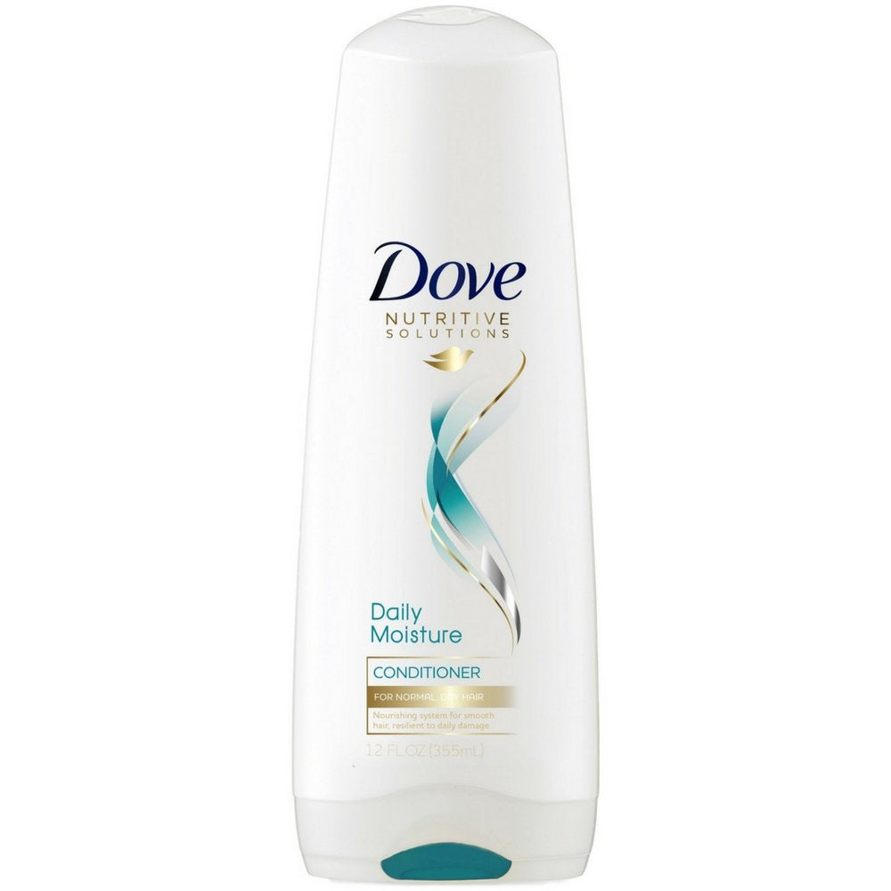 Dove Moisturizing Conditioner For Normal To Dry Hair, 12 Oz - Daily Deep Moisture & Detangling