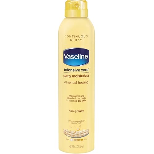 Vaseline Intensive Care Spray Lotion, Essential Healing, 6.5 Oz - Moisturizing Skin Care