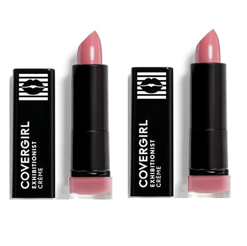 Covergirl Exhibitionist Creme Lipstick, Sweetheart Blush 390, Pack Of 2, 0.12 Oz