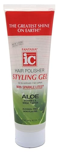 Fantasia Gel 8.7 Oz Tube (3 Pack) - Styling Gel For Strong Hold And Shine