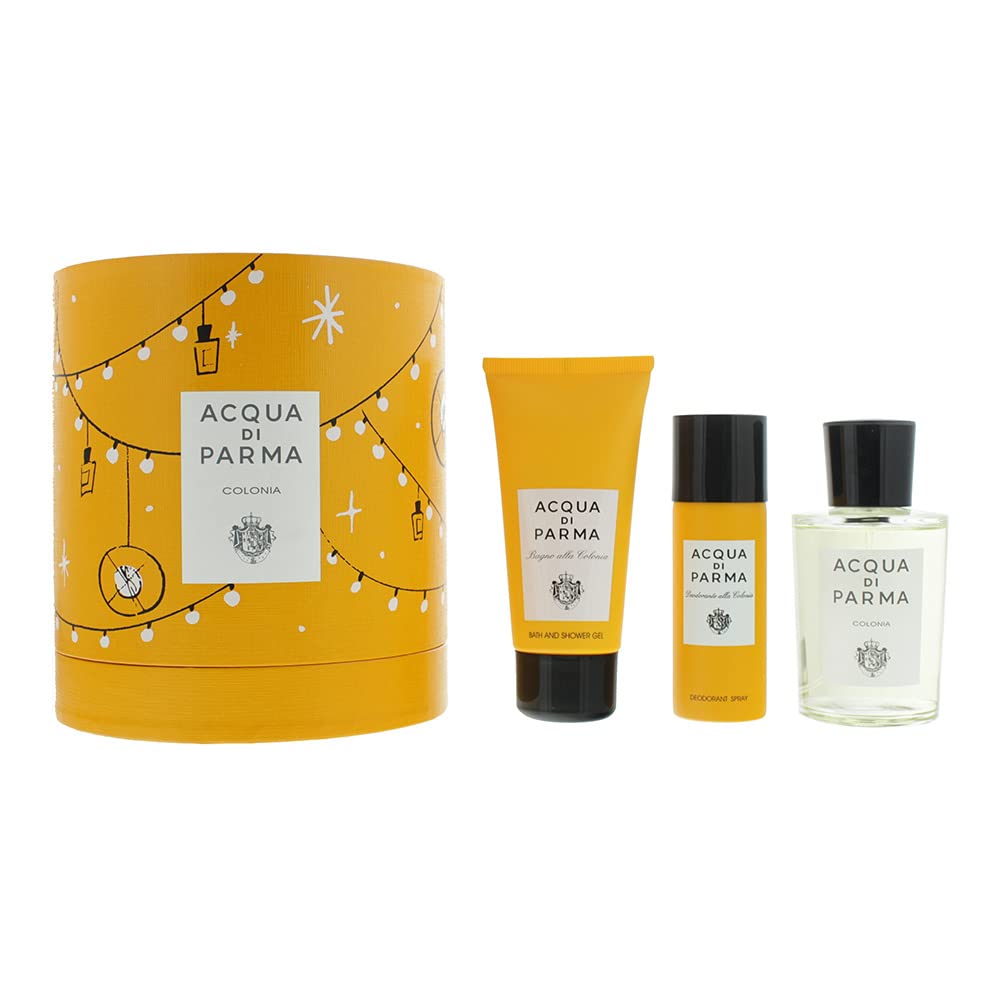 Acqua Di Parma Colonia Unisex 3-Piece Set - Eau De Cologne, Hair & Shower Gel, Deodorant Spray