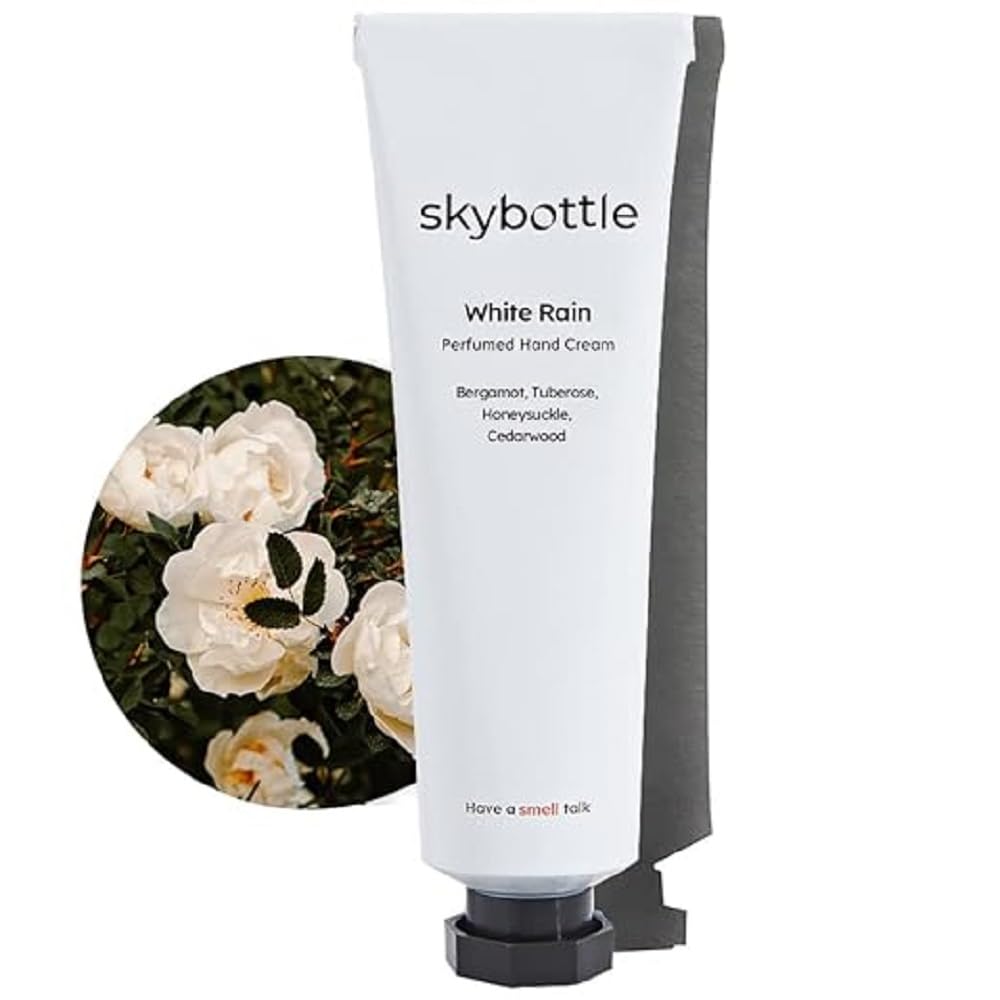 Skybottle Hand Cream 1.7 Fl Oz - Nourishing Korean Lotion With Bergamot & White Rose Scent