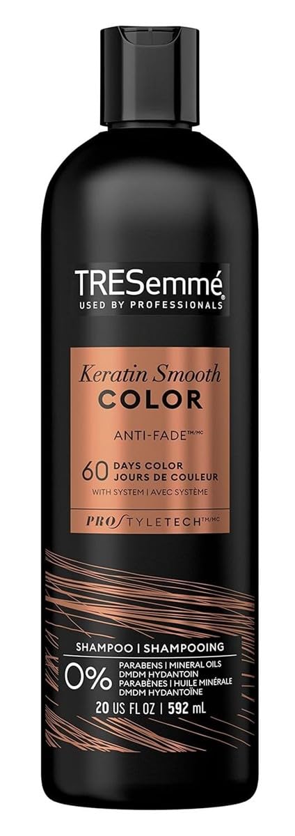 Tresemmé Keratin Smooth Color Shampoo, 20 Oz (Pack Of 2) - Salon Quality Hair Care