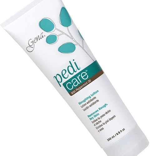 Gena Pedi Care Lotion With Peppermint Oil, 8.5 Fl Oz - Soothing Foot Care Moisturizer