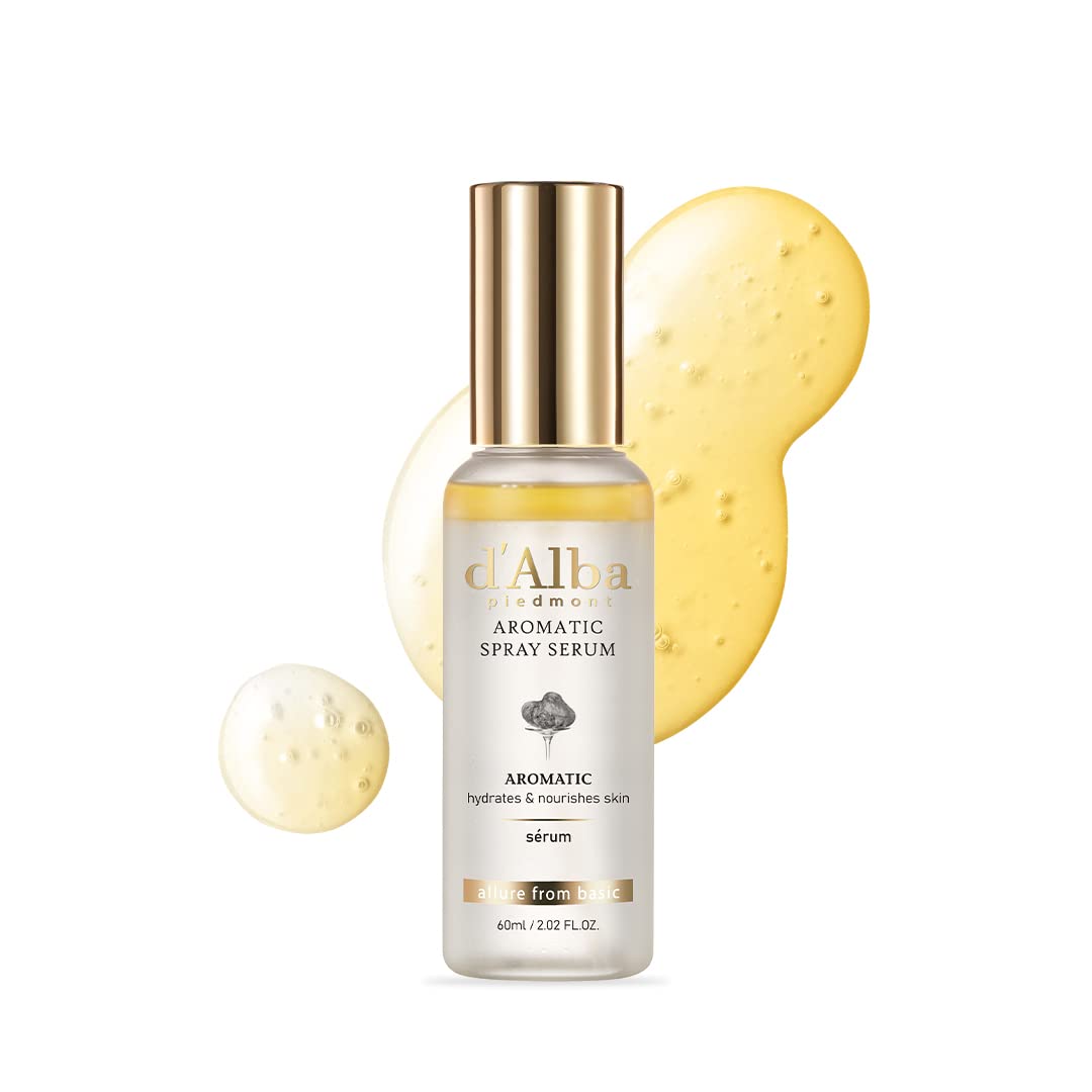 D'Alba Piedmont Truffle Spray Serum - Vegan Antioxidant Face Mist For Deep Hydration (2.02 Fl. Oz)