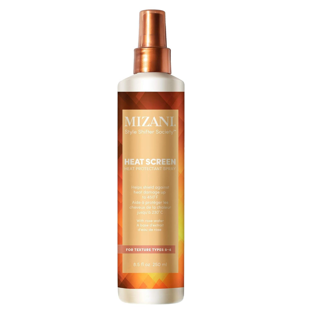 Mizani Style Shifter Heat Protectant Spray - Anti-Frizz, Glossy Finish For Curly Hair, 8.5 Fl