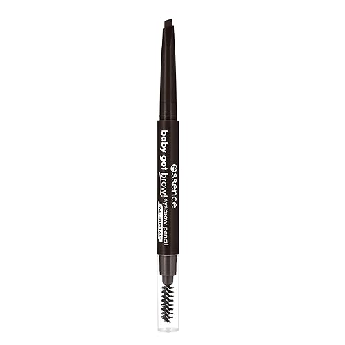 Essence Baby Got Brow! Waterproof Eyebrow Pencil, Long Lasting, Vegan, 30 Dark Brunette