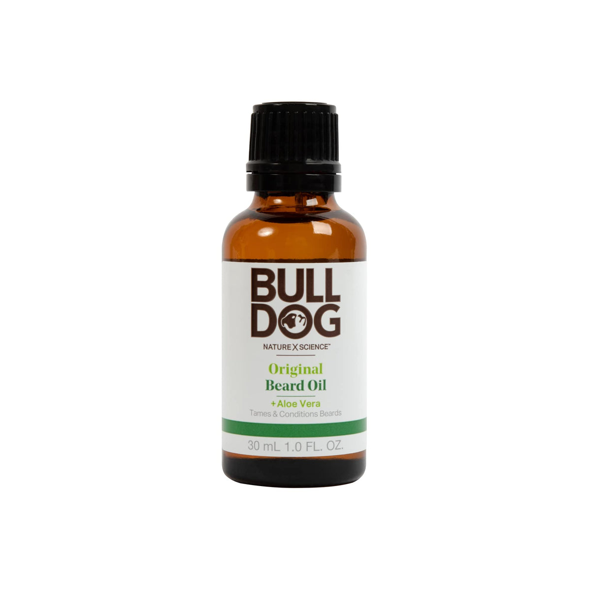 Bulldog Beard Oil For Men With Aloe & Green Tea - 1 Fl Oz - Original Skincare & Grooming