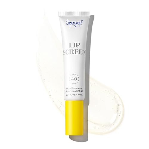 Supergoop! Lipscreen Shine SPF 40 - Water-Resistant Clear Lip Gloss with Grape Seed & Kelp Extract