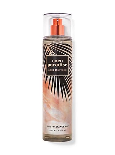 Bath & Body Works Coco Paradise Fine Fragrance Body Spray Mist, 8 Fl Oz