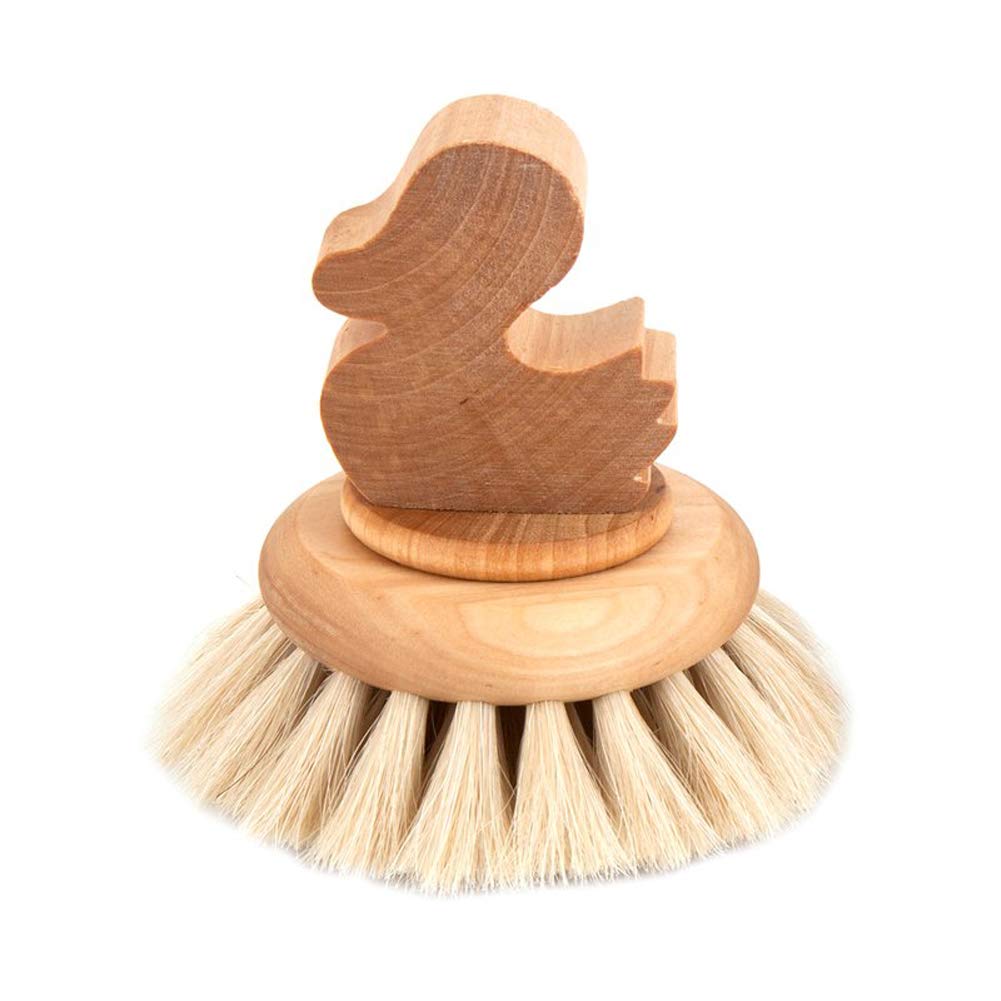 Iris Hantverk Natural Wood Bath And Shower Brush With Oiltreated Birch And Horse Hair