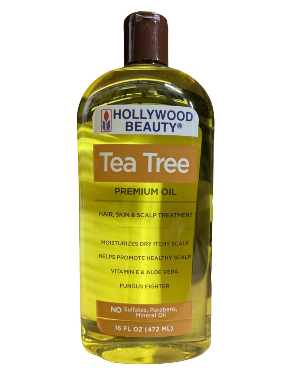 Hollywood Beauty Tea Tree Oil for Hair & Scalp, 16 fl oz - Moisturizes & Fights Fungus