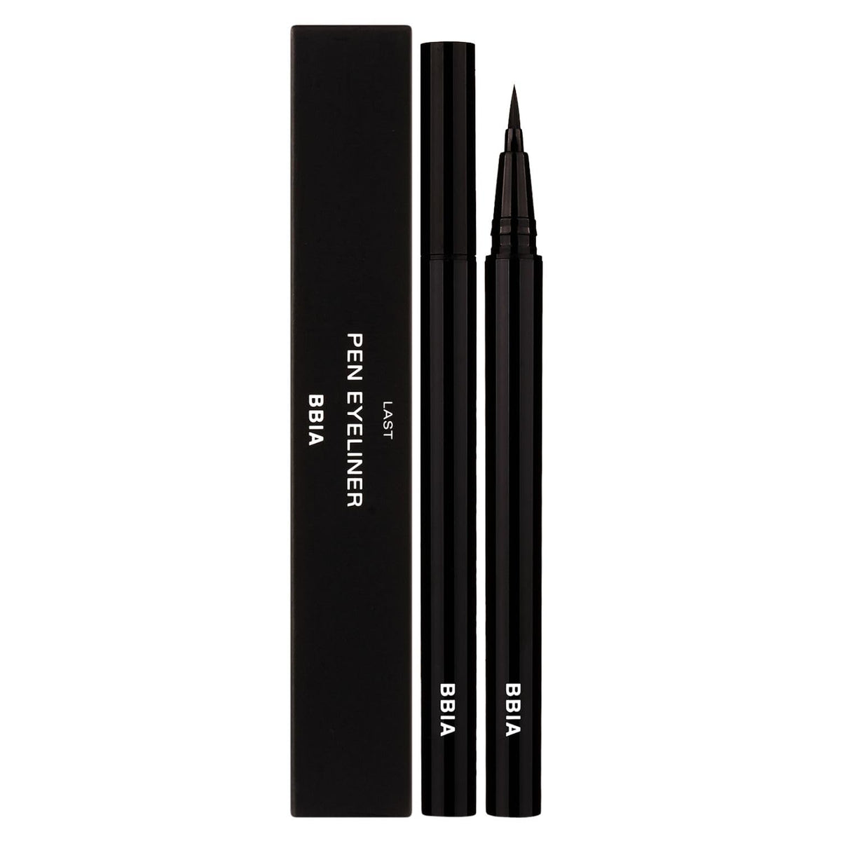 Bbia Last Pen Eyeliner - Waterproof, Quick Dry, Precise Brush, 01 Sharpen Black, 1 Count