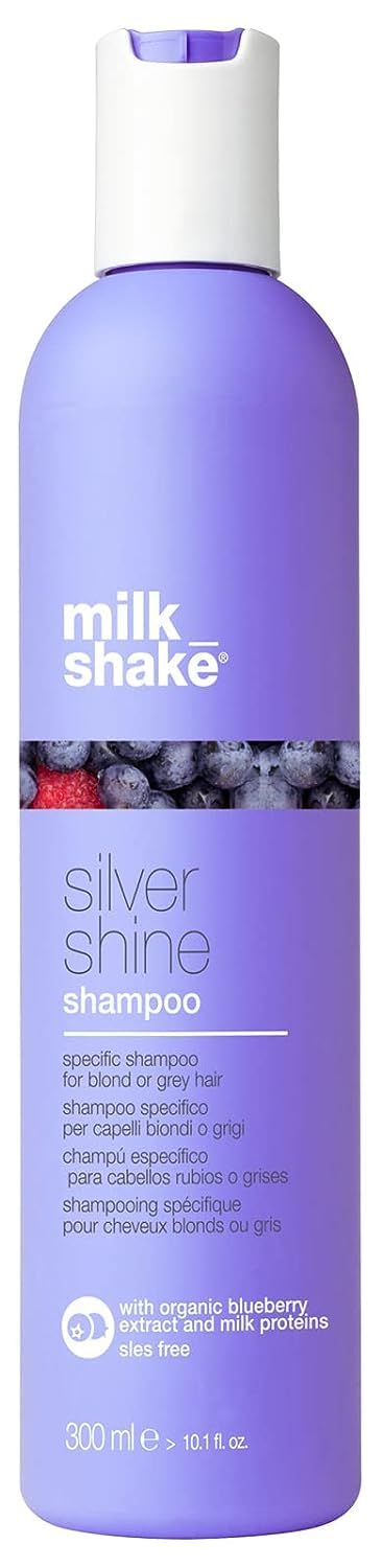 Milk_Shake Silver Shine Purple Shampoo For Blonde Hair - 10.1 Fl Oz, 100% Sles-Free