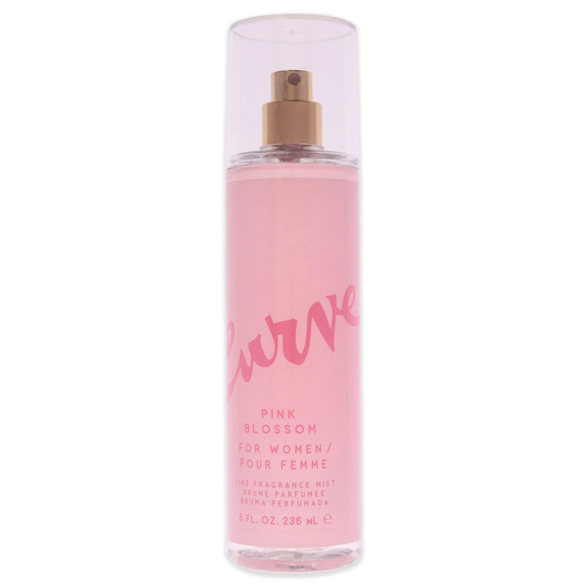 Curve Women's Pink Blossom Perfume Mist, 8 Fl Oz - Casual Day & Night Fragrance