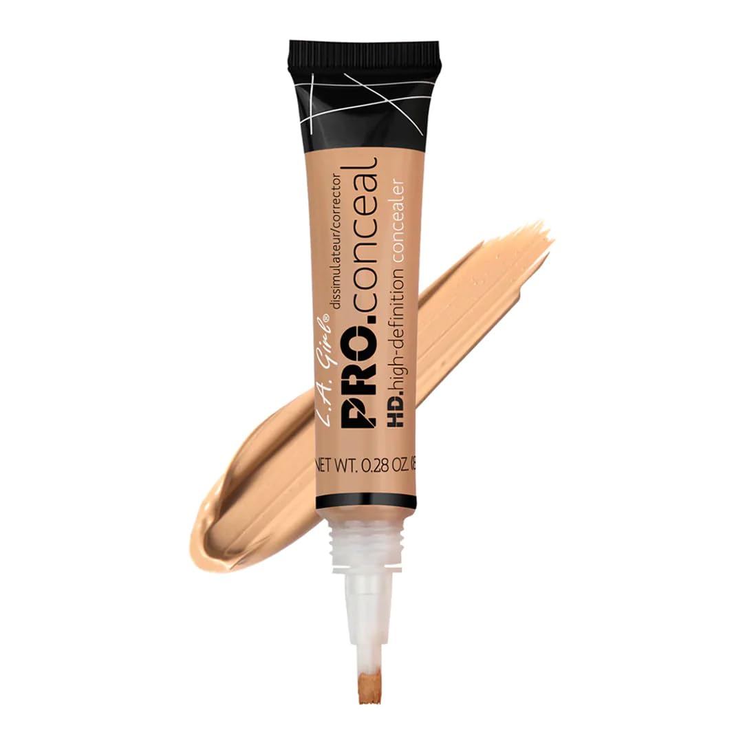 L.A. Girl Hd Pro Conceal - Pure Beige, 0.28 Oz, Full Coverage Concealer For Flawless Skin