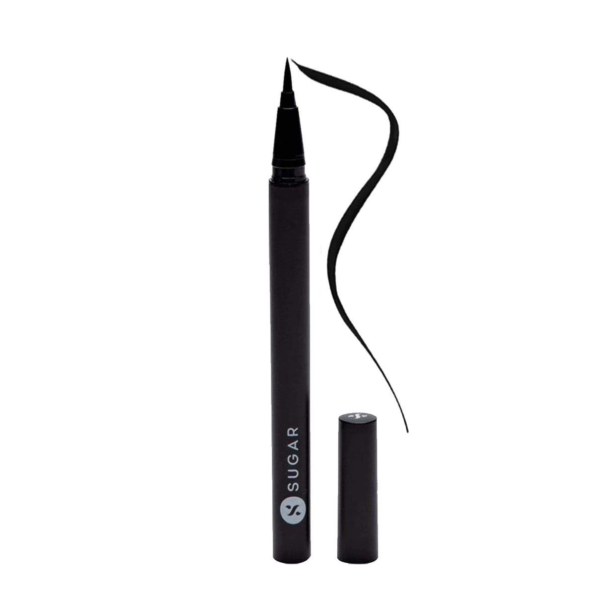 Sugar Cosmetics Waterproof Eyeliner - Long Lasting, Smudge Proof, I'Ll Be Black (01)