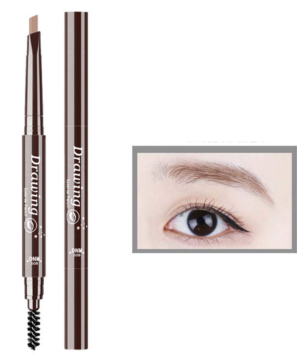 Linxi Eyebrow Pencil - Longlasting Waterproof Automatic Liner, Light Brown, 5 Colors Available