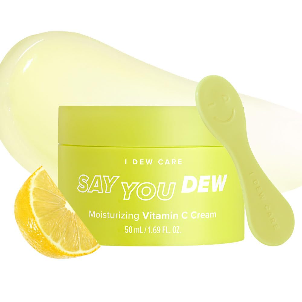 I Dew Care Vitamin C Face Moisturizer, Hydrating & Illuminating, 1.69 Fl Oz, Korean Skincare