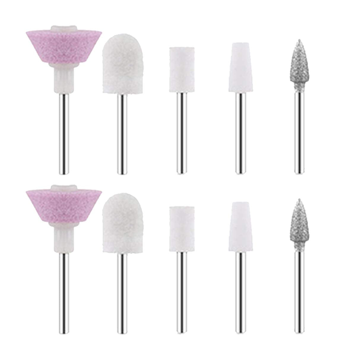 Gominyuf 10 Pack Nail File Replacement Heads - Perfect Finishing For Salon Quality Nails