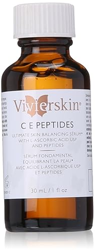 Vivierskin C E Peptides Serum - Anti-Aging Facial Serum, 1 Fl Oz, Hydrating & Brightening