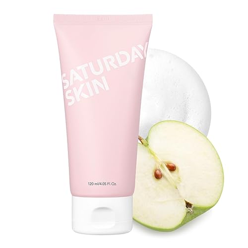 Saturday Skin Hydrating Foam Cleanser - Anti-Aging, Fragrance-Free For Sensitive, Dry Skin 4.05Oz